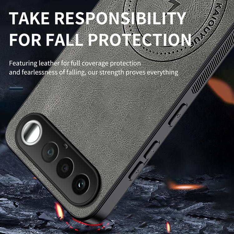 For Realme 16 5G WANLONFENG SD Series Nappa Texture Magnetic Phone Case