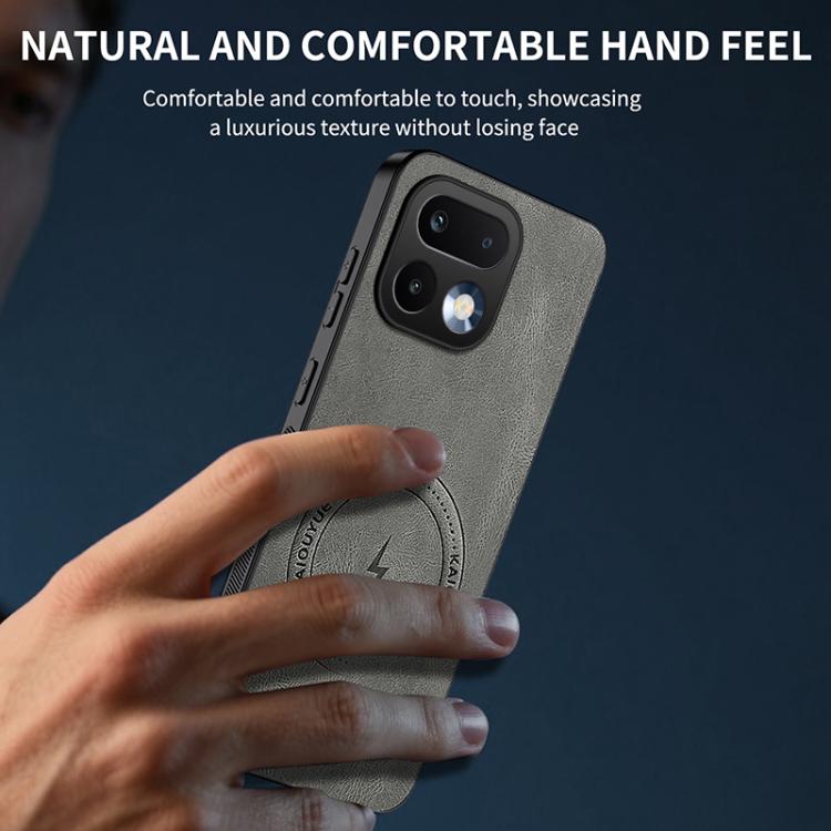 For Realme 16 Pro+ 5G WANLONFENG SD Series Nappa Texture Magnetic Phone Case