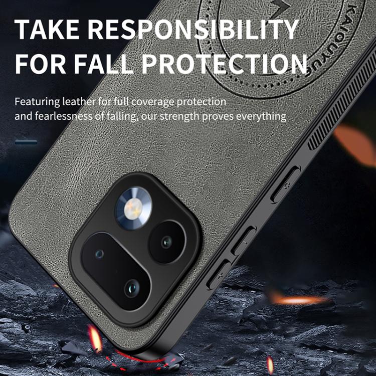 For Realme 16 Pro+ 5G WANLONFENG SD Series Nappa Texture Magnetic Phone Case