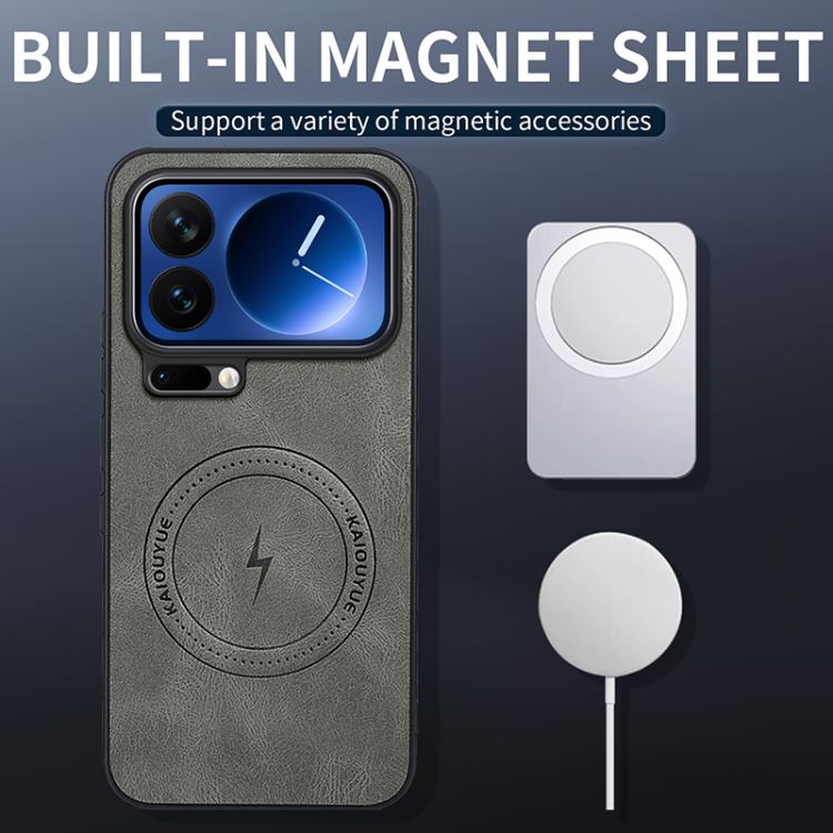 For Xiaomi 17 Pro Max WANLONFENG SD Series Nappa Texture Magnetic Phone Case