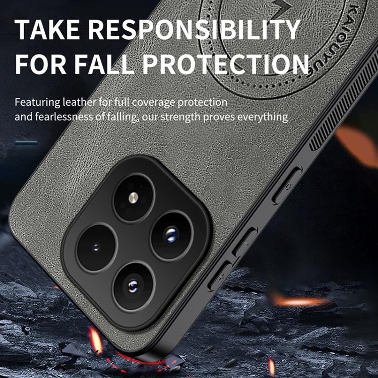 For Xiaomi 17 WANLONFENG SD Series Nappa Texture Magnetic Phone Case