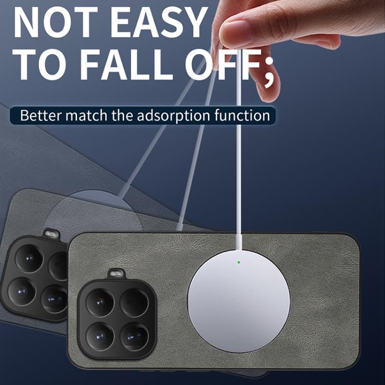 For Xiaomi 15T Pro 5G WANLONFENG SD Series Nappa Texture Magnetic Phone Case