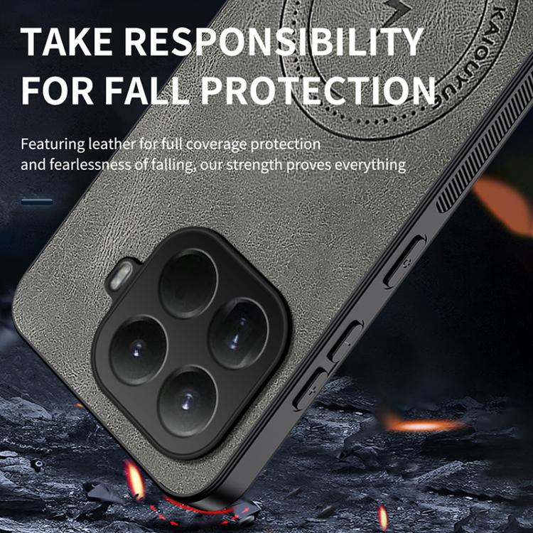 For Xiaomi 15T Pro 5G WANLONFENG SD Series Nappa Texture Magnetic Phone Case