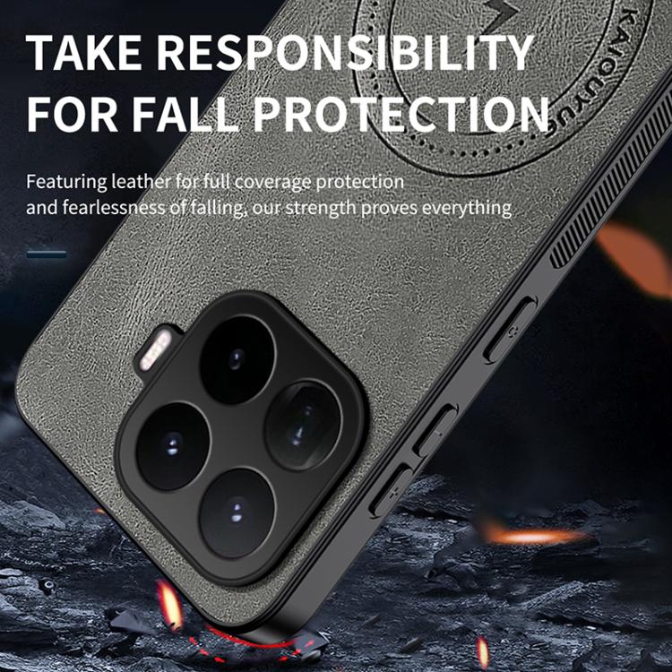 For Xiaomi 17T 5G WANLONFENG SD Series Nappa Texture Magnetic Phone Case