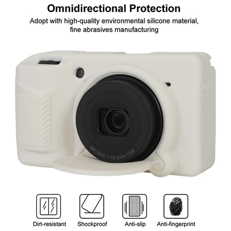 For Ricoh GR IV Soft Silicone Camera Protective Case