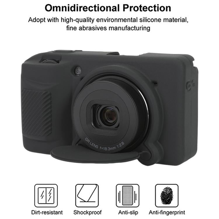 For Ricoh GR IV Soft Silicone Camera Protective Case