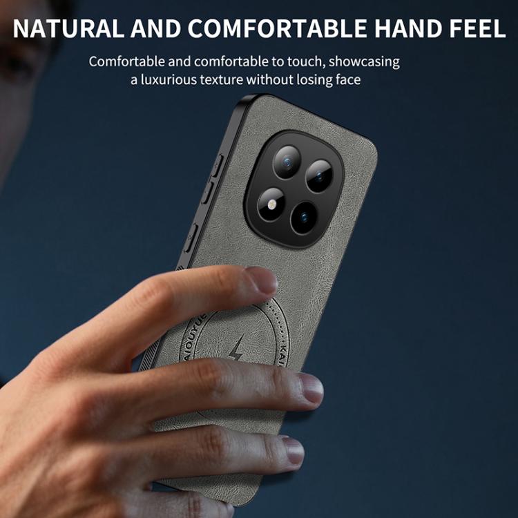 For Redmi Note 15 5G Global / Poco M8 5G WANLONFENG SD Series Nappa Texture Magnetic Phone Case