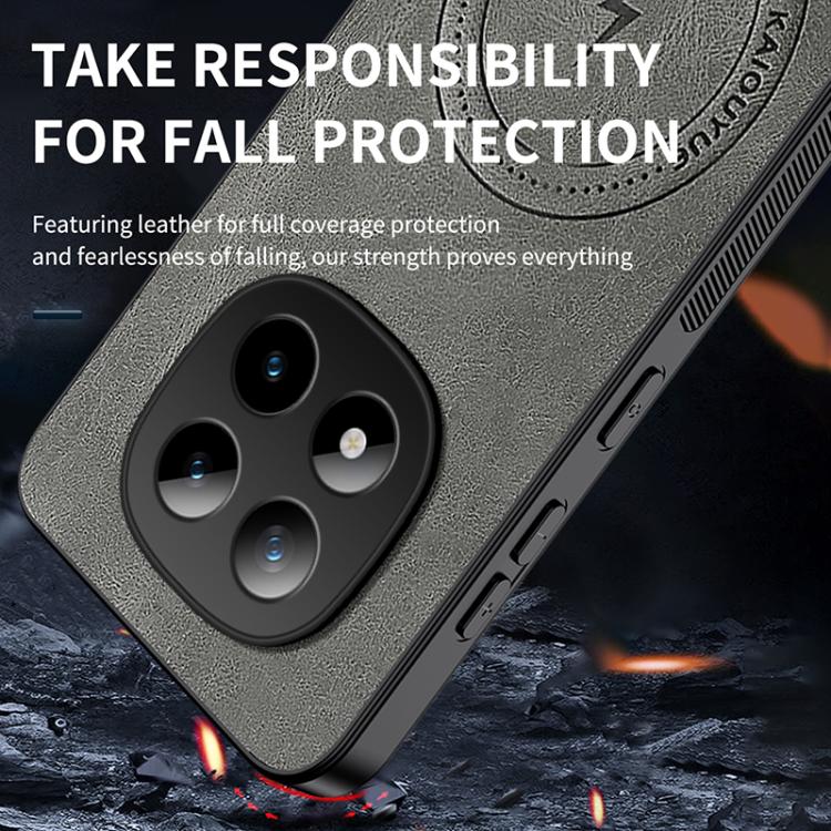 For Redmi Note 15 5G Global / Poco M8 5G WANLONFENG SD Series Nappa Texture Magnetic Phone Case