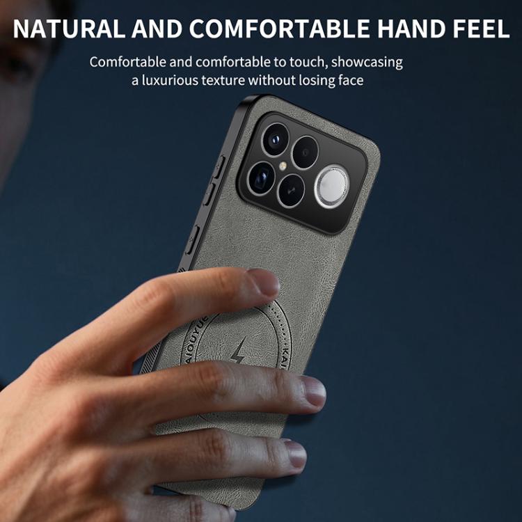 For Redmi K90 Pro Max 5G / Poco F8 Ultra WANLONFENG SD Series Nappa Texture Magnetic Phone Case