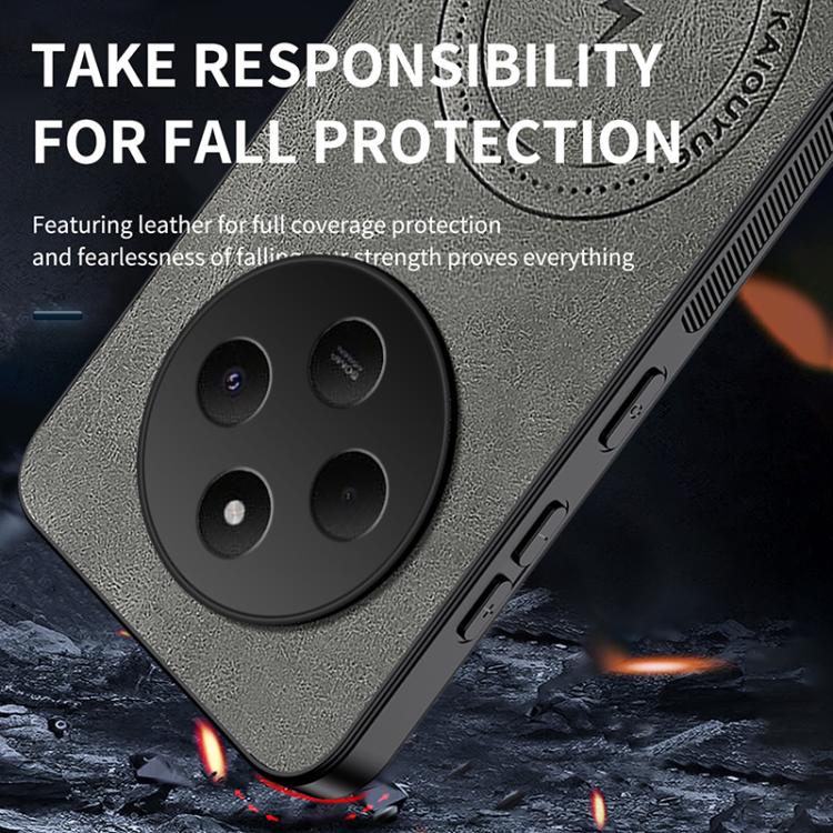 For Redmi 14C 4G / 14R 5G WANLONFENG SD Series Nappa Texture Magnetic Phone Case