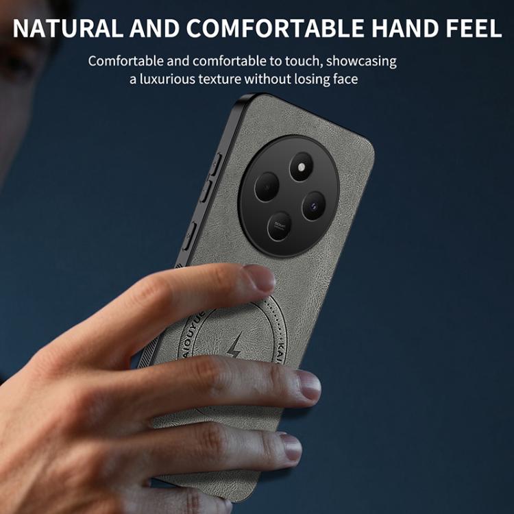 For Redmi 14C 4G / 14R 5G WANLONFENG SD Series Nappa Texture Magnetic Phone Case