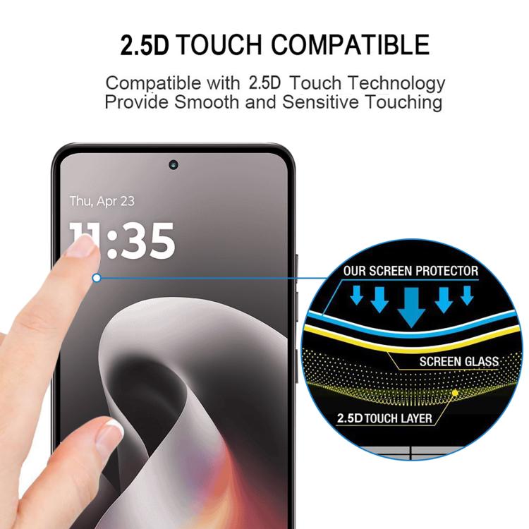 For Motorola Moto G Stylus 5G 2026 25pcs High Aluminum Full Screen Silk Printing Tempered Glass Film