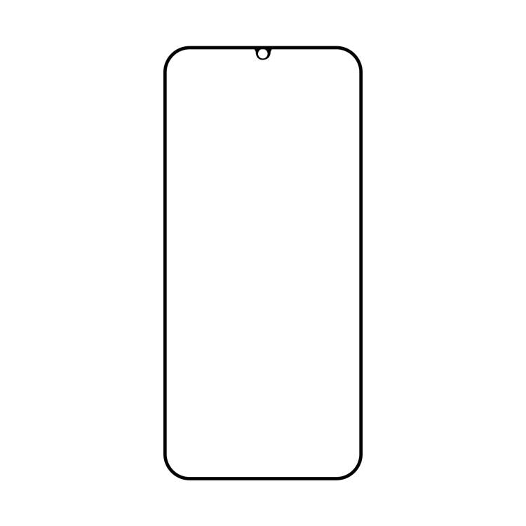 For Realme Narzo 100 Lite 5G High Aluminum Full Screen Silk Printing Tempered Glass Film