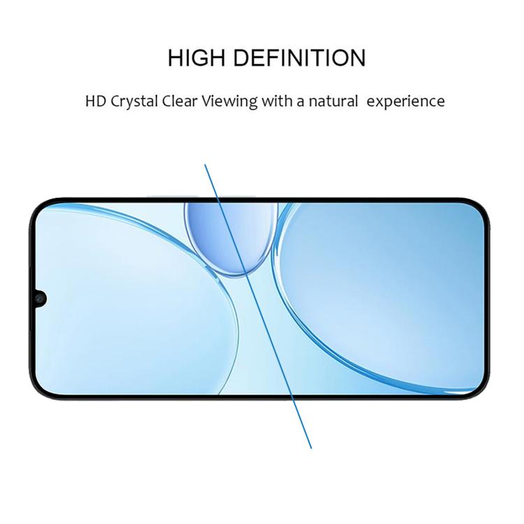 For Realme Narzo 100 Lite 5G High Aluminum Full Screen Silk Printing Tempered Glass Film