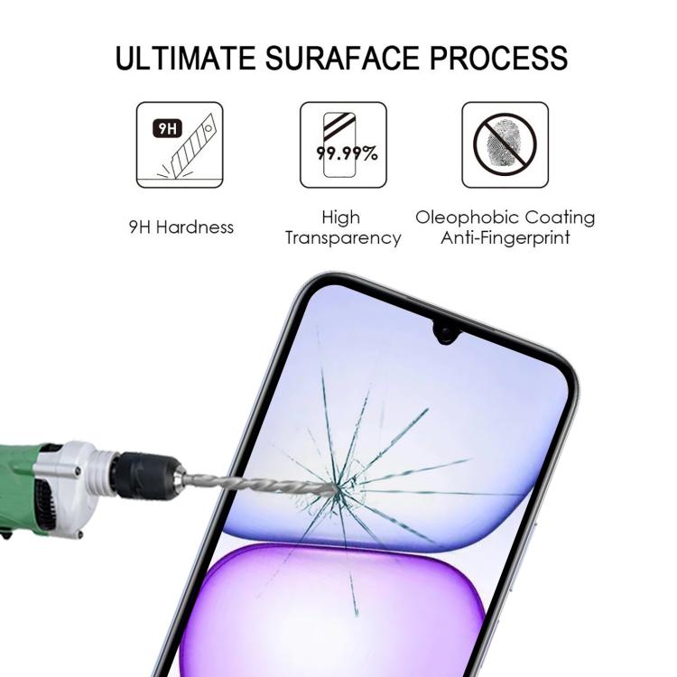 For Realme C100 5G 25pcs High Aluminum Full Screen Silk Printing Tempered Glass Film