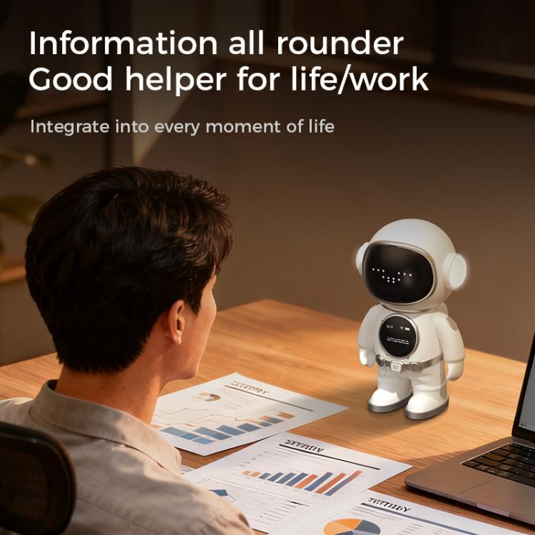 OBC8 AI Smart Companion Robot Toy - White