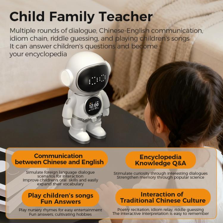OBC8 AI Smart Companion Robot Toy - White