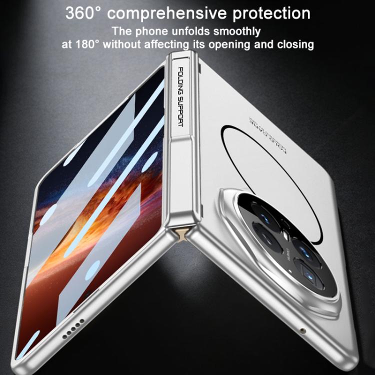 For Honor Magic V6 GKK Integrated Magnetic Folding Hinge Full Coverage Phone Case with Stand