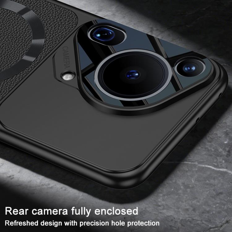 For Huawei Pura 70 Ultra GKK Change to 17 Pro Series Vegan Leather Magnetic Phone Case