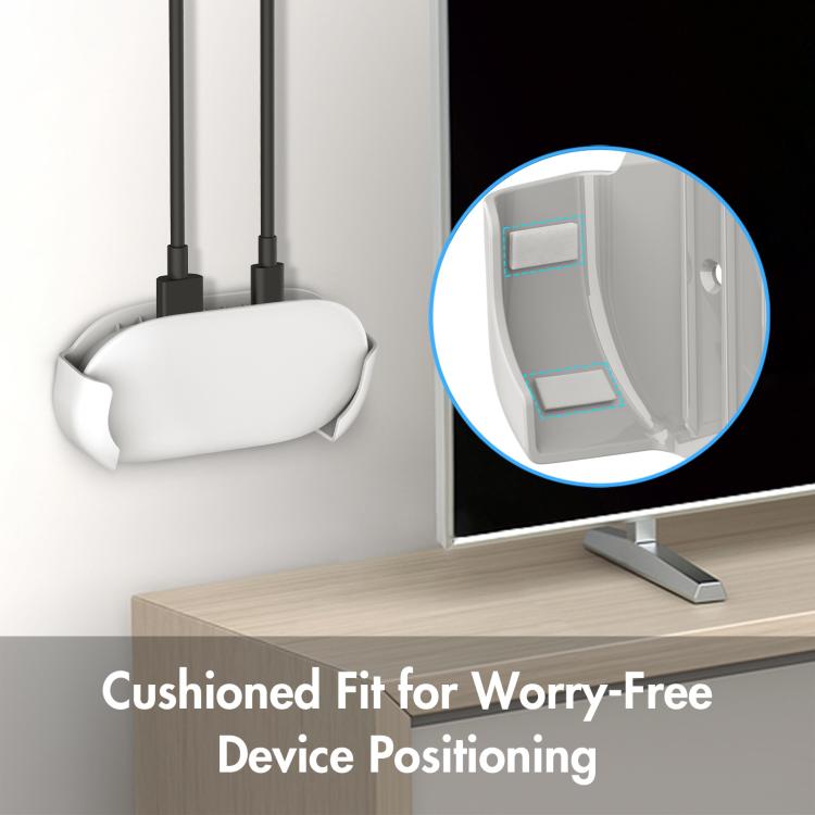 For Google TV Streamer 4K Shockproof Holder - White