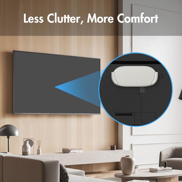 For Google TV Streamer 4K Shockproof Holder - White