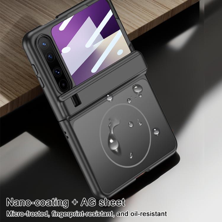 For Huawei Pura X GKK Change to 17 Pro Series Integrated Magnetic Hinge 360 Degree Full Coverage Phone Case