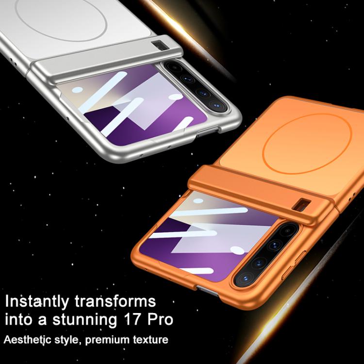 For Huawei Pura X GKK Change to 17 Pro Series Integrated Magnetic Hinge 360 Degree Full Coverage Phone Case