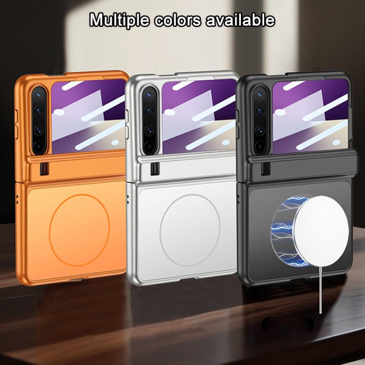 For Huawei Pura X GKK Change to 17 Pro Series Integrated Magnetic Hinge 360 Degree Full Coverage Phone Case