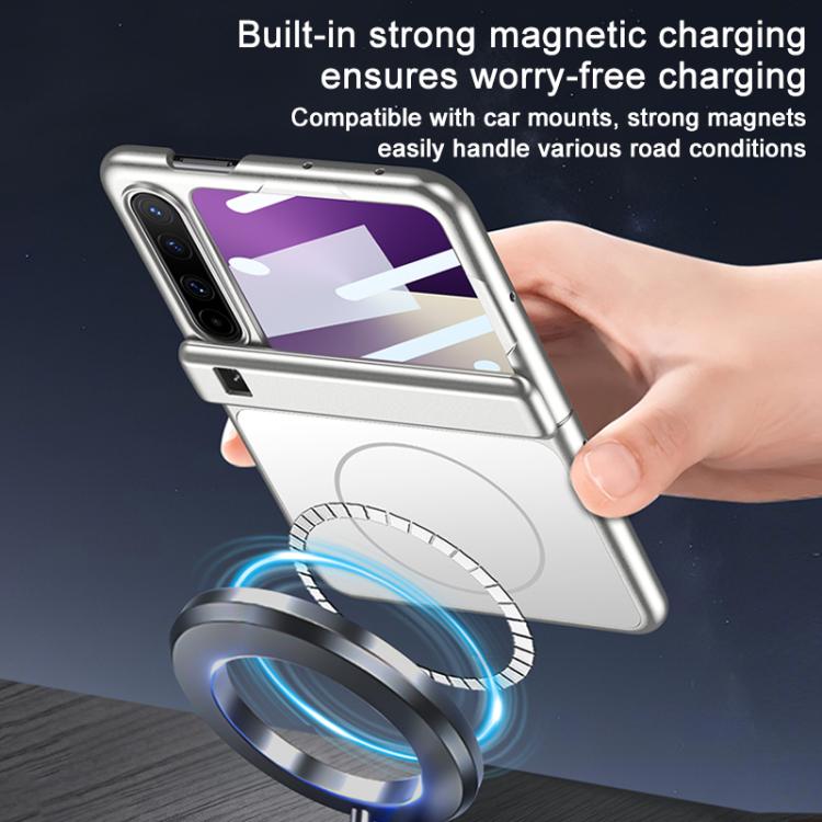 For Huawei Pura X GKK Change to 17 Pro Series Integrated Magnetic Hinge 360 Degree Full Coverage Phone Case