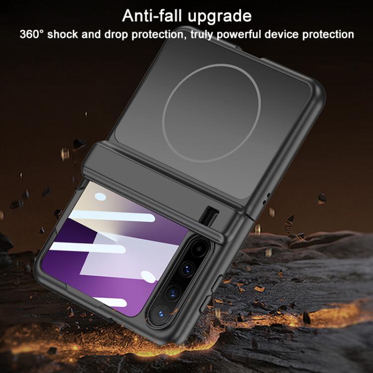 For Huawei Pura X GKK Change to 17 Pro Series Integrated Magnetic Hinge 360 Degree Full Coverage Phone Case