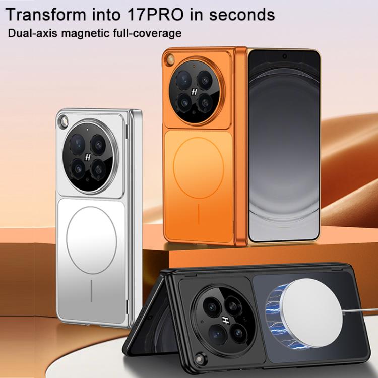 For OPPO Find N6 5G GKK Change to 17 Series Dual Axis Magnetic Phone Case