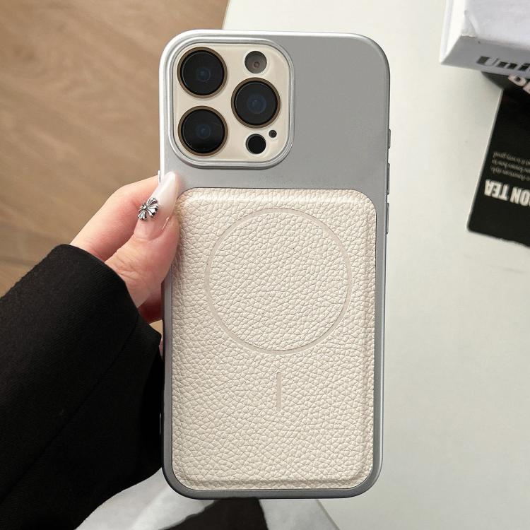 For iPhone 13 Pro Transforms Into 17 Lychee Leather Textured Magnetic TPU Phone Case