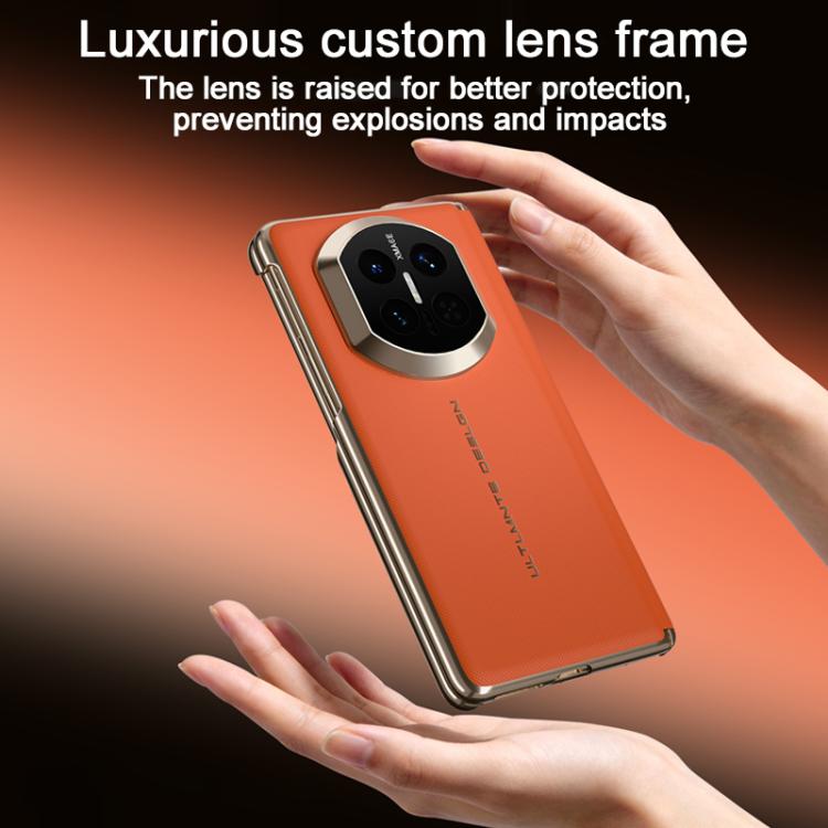 For Huawei Mate X5 / X6 Change to X7 Series Woven Leather Magnetic Phone Case