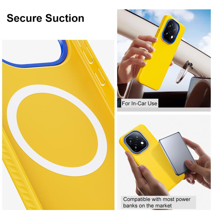 For vivo iQOO 15 Blues Series Skin Feel Magnetic PC Phone Case
