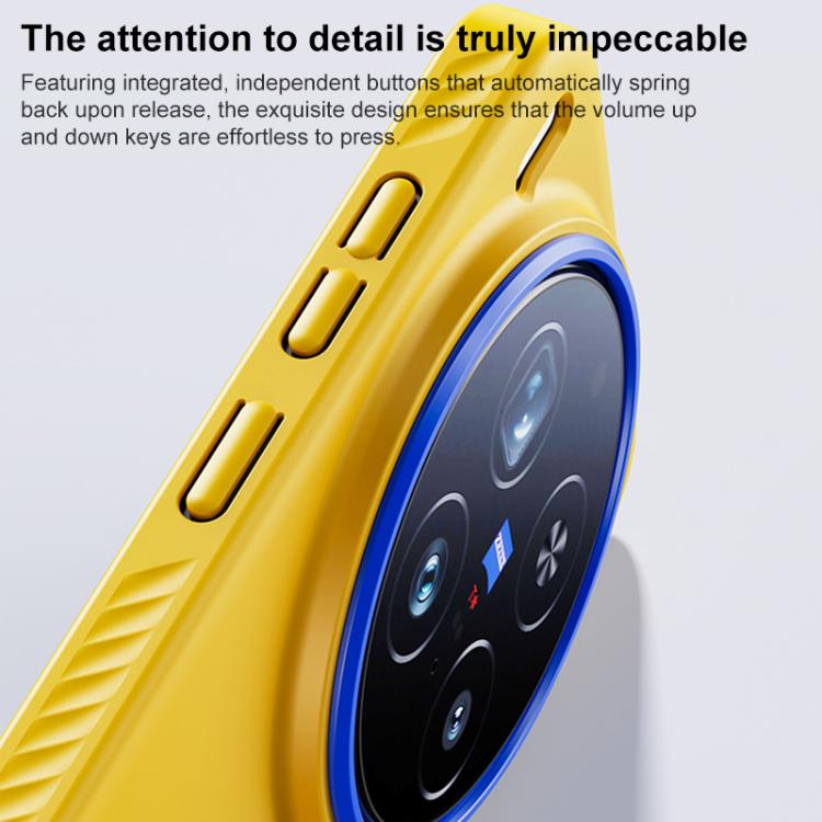For vivo X200 Pro mini Blues Series Skin Feel Magnetic PC Phone Case
