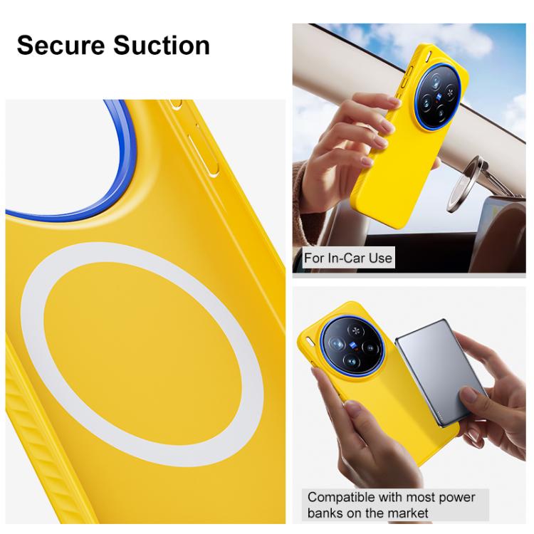 For vivo X200 Pro mini Blues Series Skin Feel Magnetic PC Phone Case