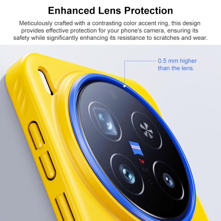 For vivo X200 Pro mini Blues Series Skin Feel Magnetic PC Phone Case