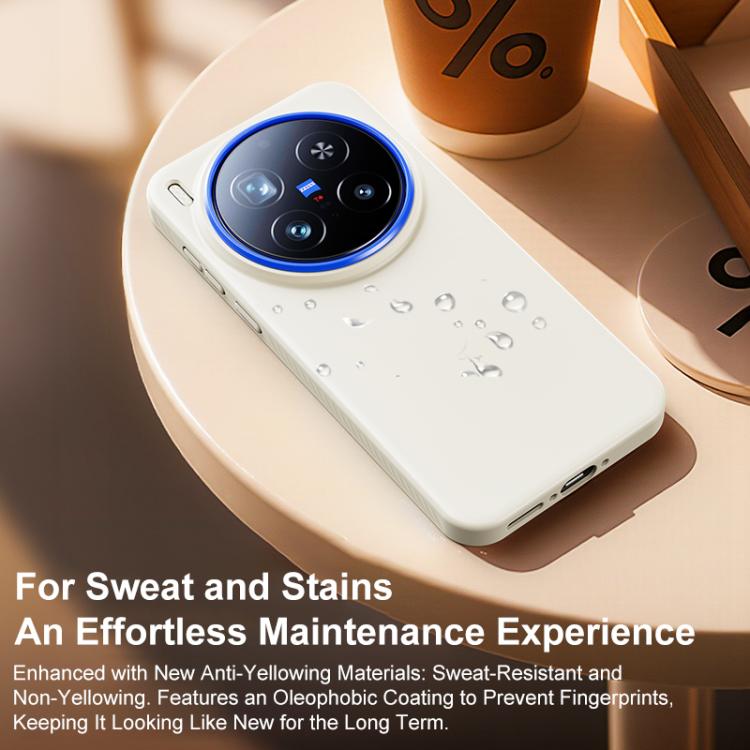 For vivo X200 Blues Series Skin Feel Magnetic PC Phone Case