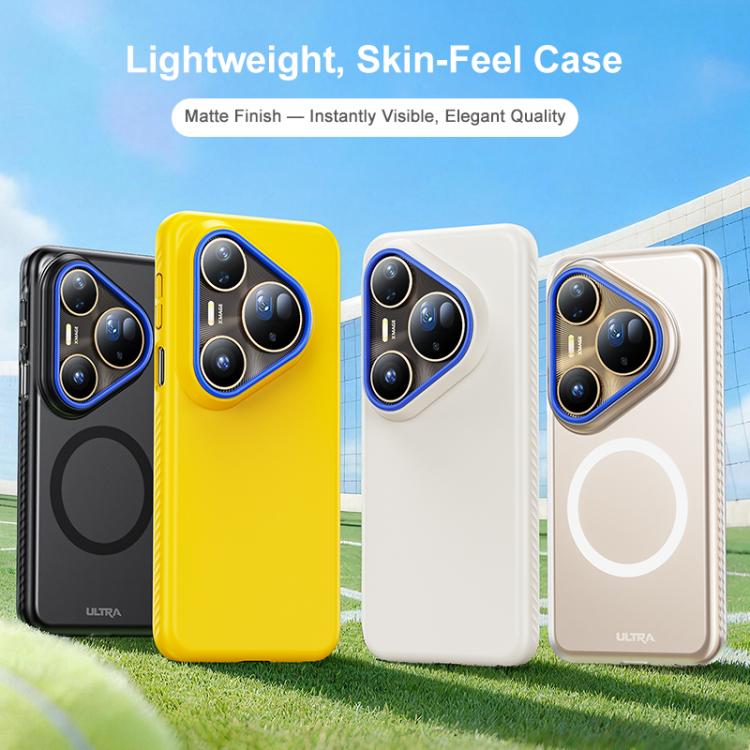 For Huawei Pura 70 Blues Series Skin Feel Magnetic PC Phone Case