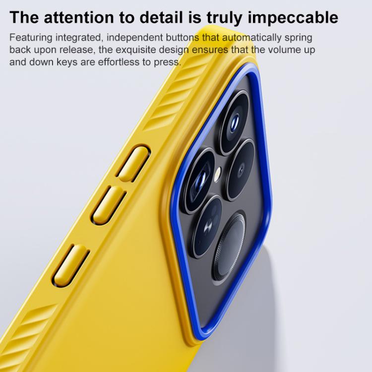 For Redmi K90 Blues Series Skin Feel Magnetic PC Phone Case