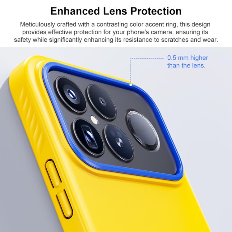 For Redmi K90 Blues Series Skin Feel Magnetic PC Phone Case