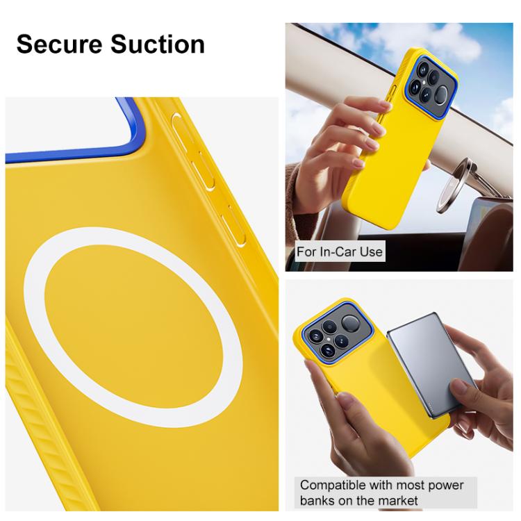 For Redmi K90 Blues Series Skin Feel Magnetic PC Phone Case