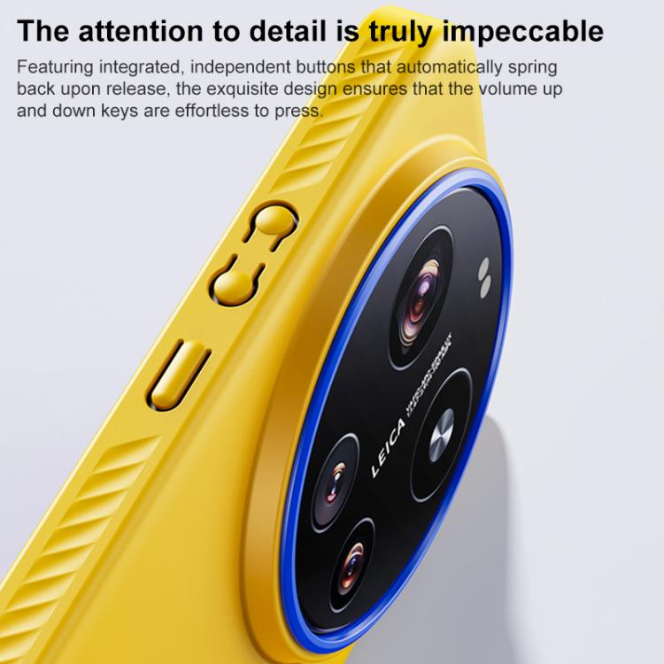 For Xiaomi 14 Ultra Blues Series Skin Feel Magnetic PC Phone Case