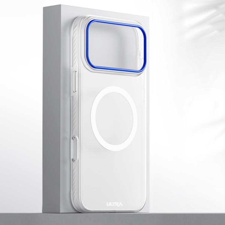For iPhone 17 Pro Blues Series Skin Feel Magnetic PC Phone Case