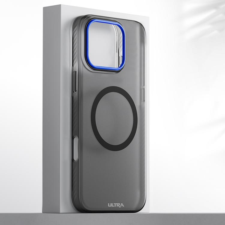 For iPhone 17 Blues Series Skin Feel Magnetic PC Phone Case