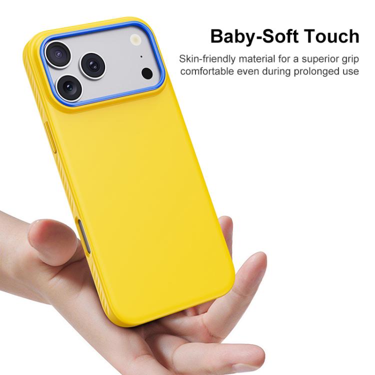 For iPhone 17 Pro Max Blues Series Skin Feel Magnetic PC Phone Case