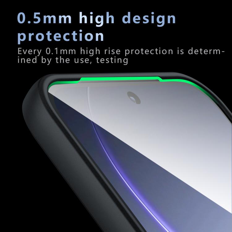 For OPPO Reno15 Pro Global Armor Magnetic Holder PC Hybrid TPU Phone Case - Frosted Black