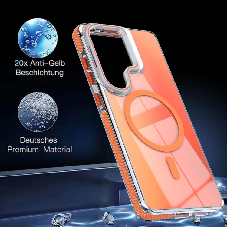 For Samsung Galaxy S26 Ultra 5G Vibrant Chameleon Lens Kickstand Magnetic Phone Case
