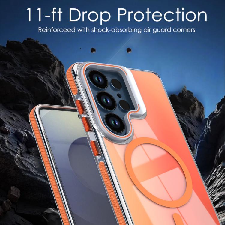For Samsung Galaxy S26 Ultra 5G Vibrant Chameleon Lens Kickstand Magnetic Phone Case