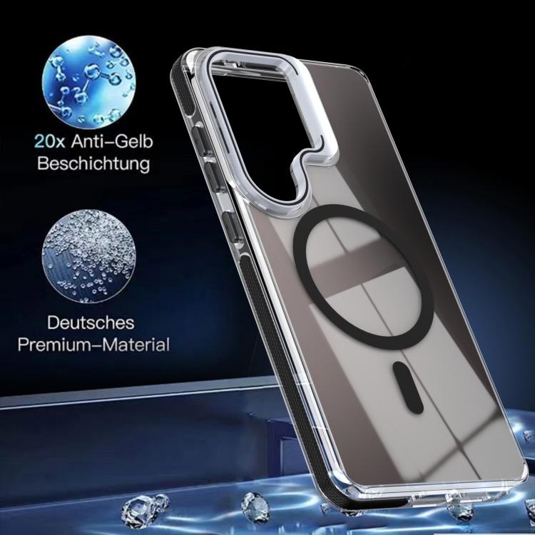 For Samsung Galaxy S26 Ultra 5G Vibrant Chameleon Lens Kickstand Magnetic Phone Case